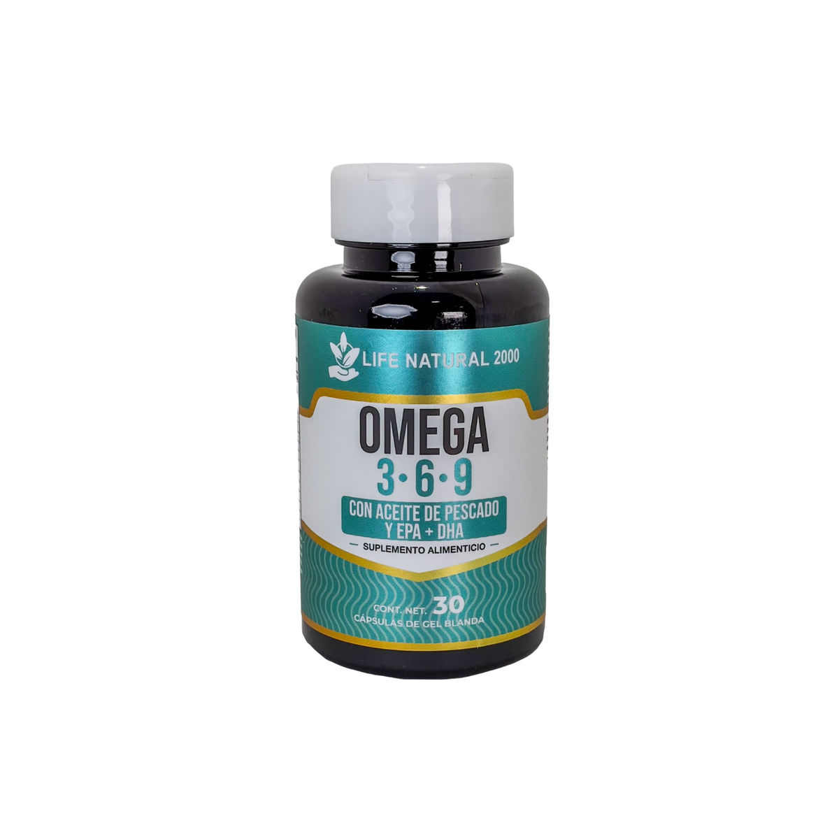 Omega 3-6-9 con Aceite de Pescado Life Natural 2000 – 30 cápsulas