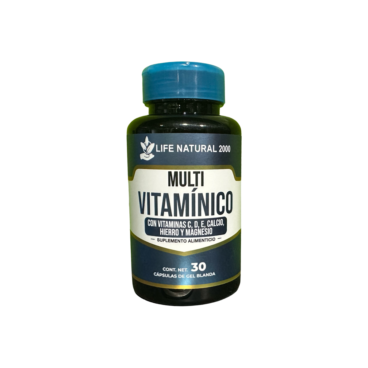 Multivitamínico con Vitaminas y Minerales Life Natural 2000 – 30 cápsulas
