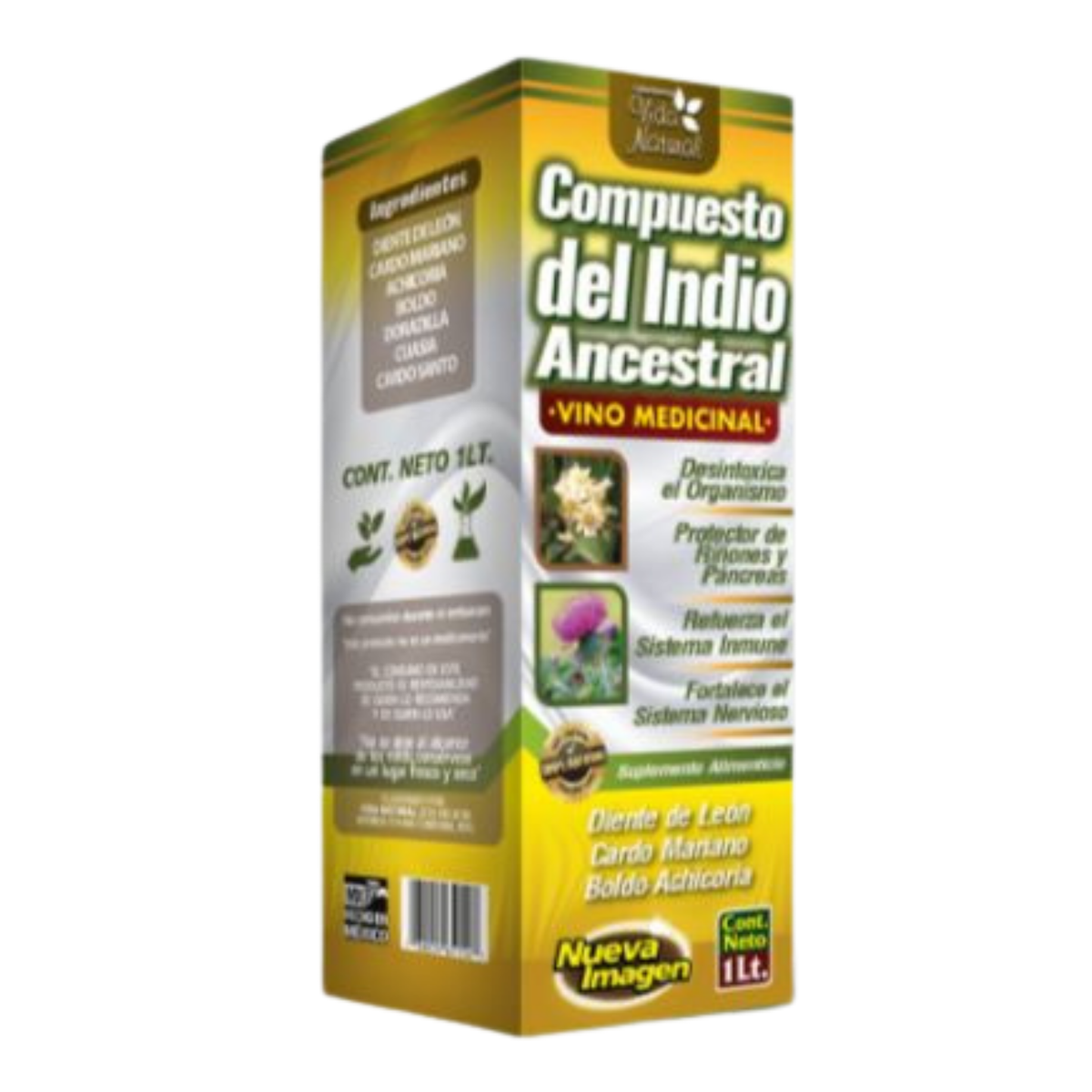 Tónico Compuesto Del Indio Ancestral 1LT