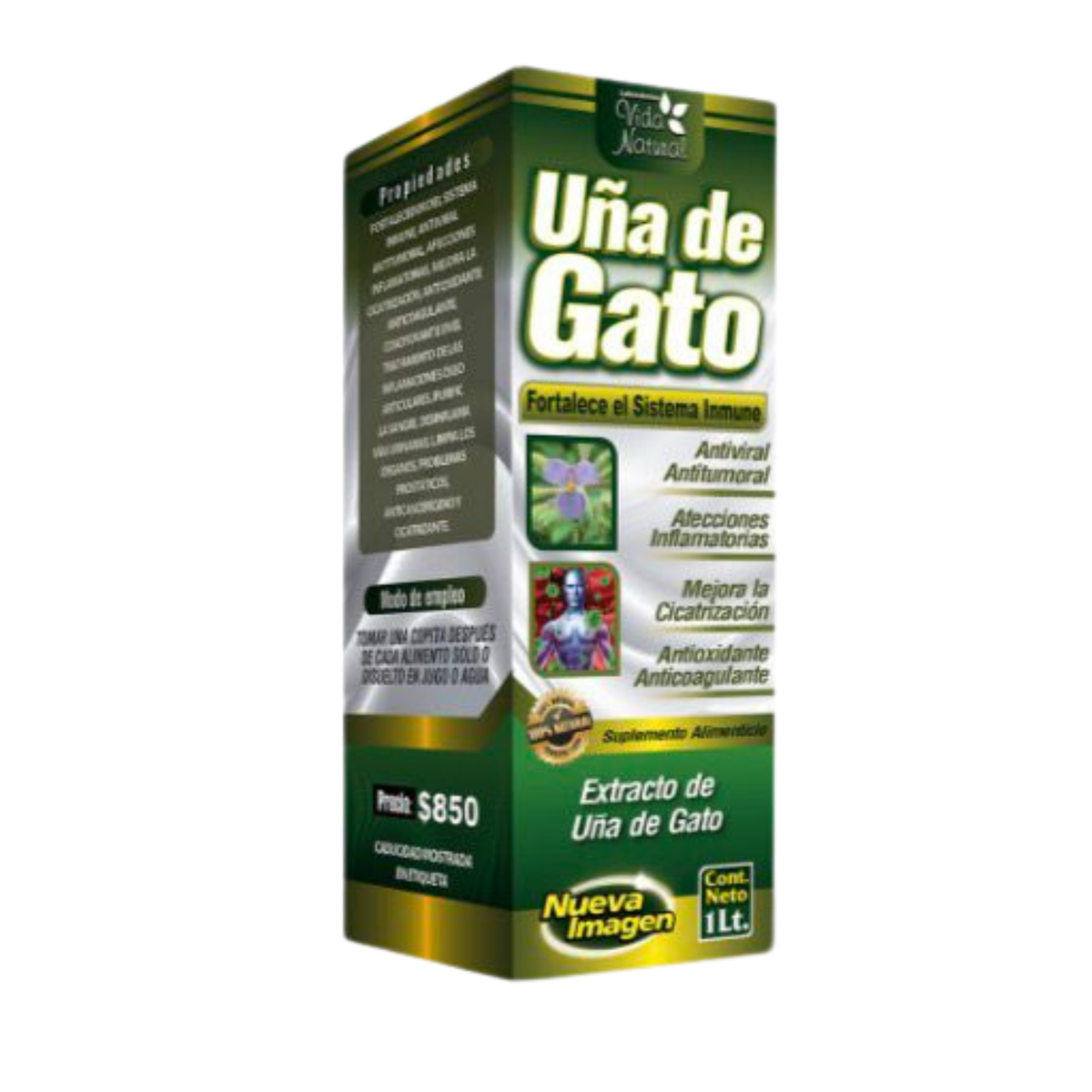 Tónico Uña De Gato 1LT