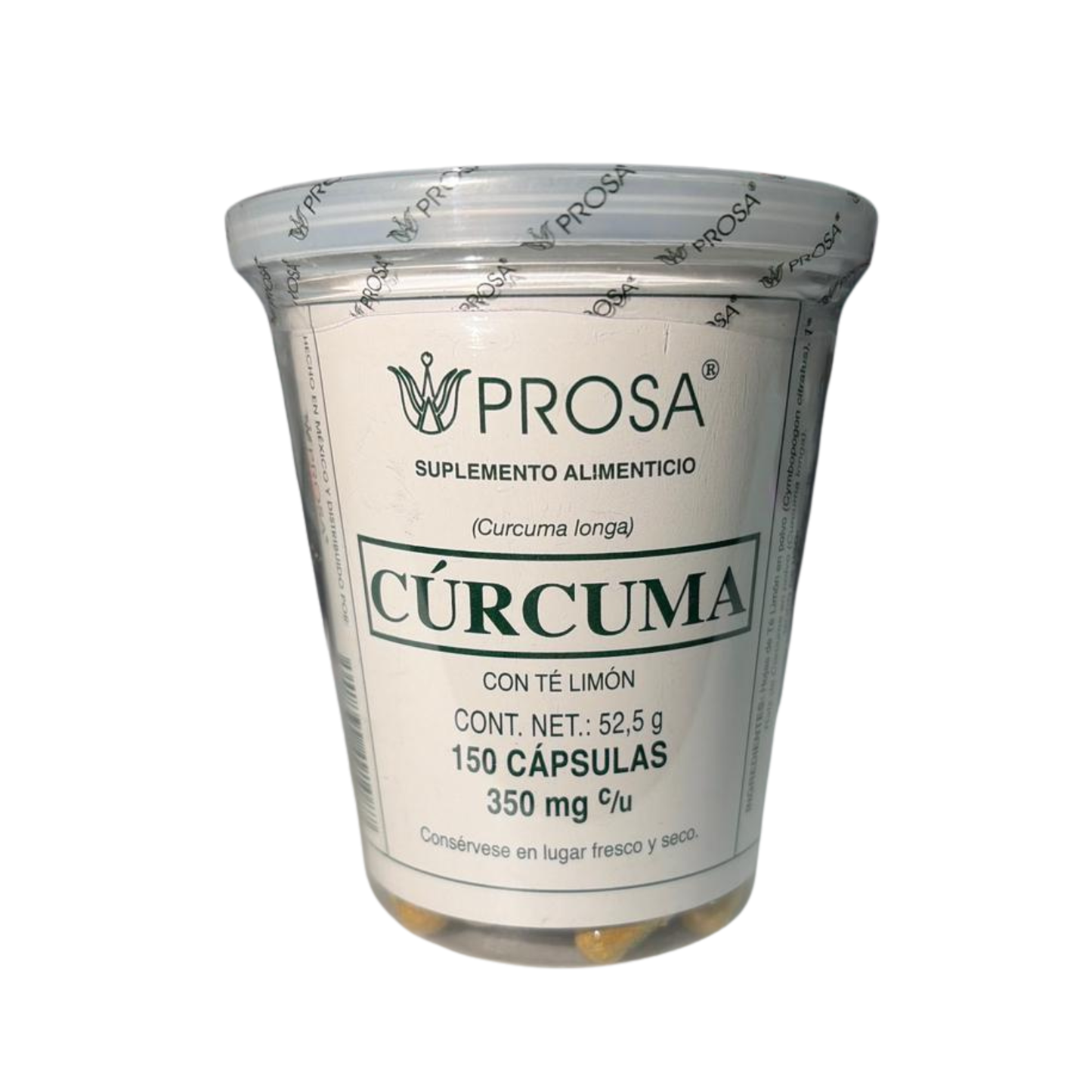 Cúrcuma con Té de Limón Prosa 150 caps