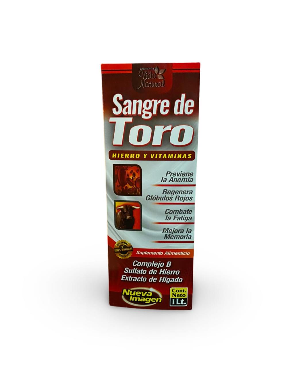 Tónico Sangre De Toro Hierro Y Vitaminas 1LT