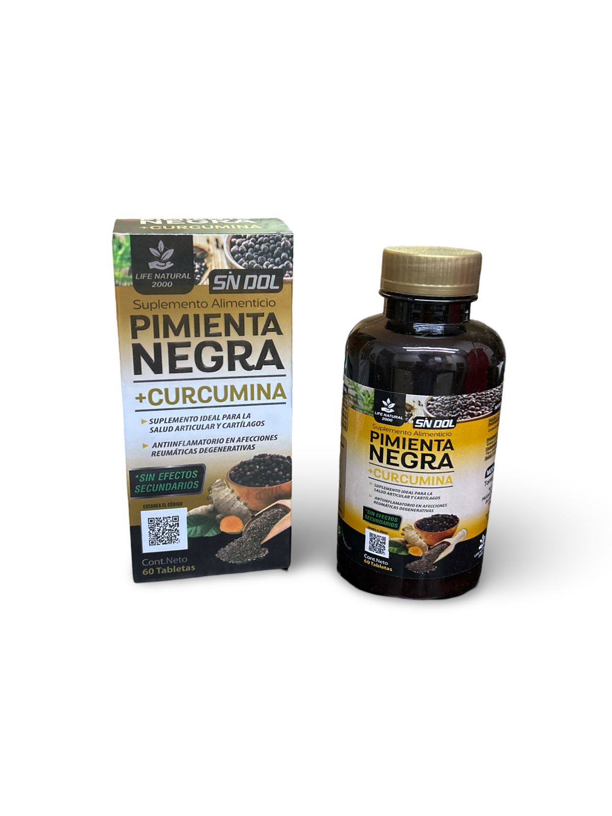 PIMINETA NEGRA + CURCUMINA