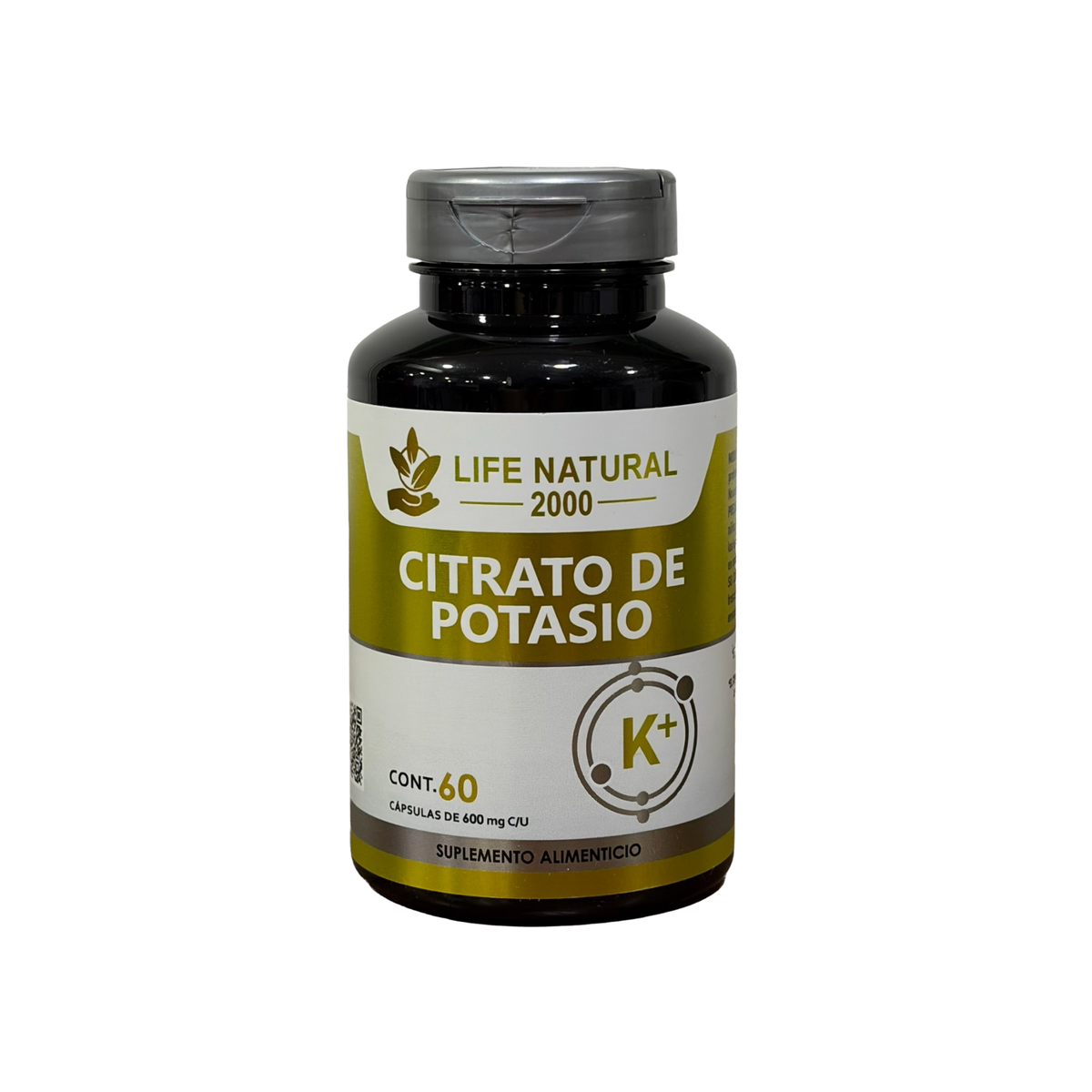 Citrato de Potasio Life Natural 2000 – 60 cápsulas