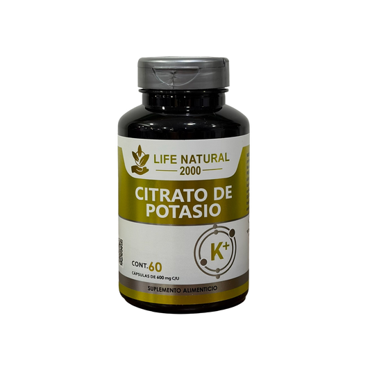 Citrato de Potasio Life Natural 2000 – 60 cápsulas