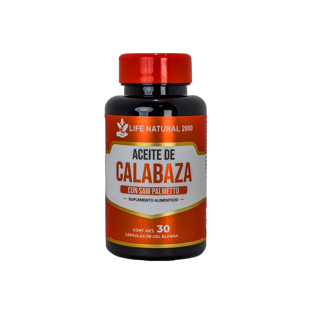 Aceite de Calabaza con Saw Palmetto Life Natural 2000 – 30 cápsulas