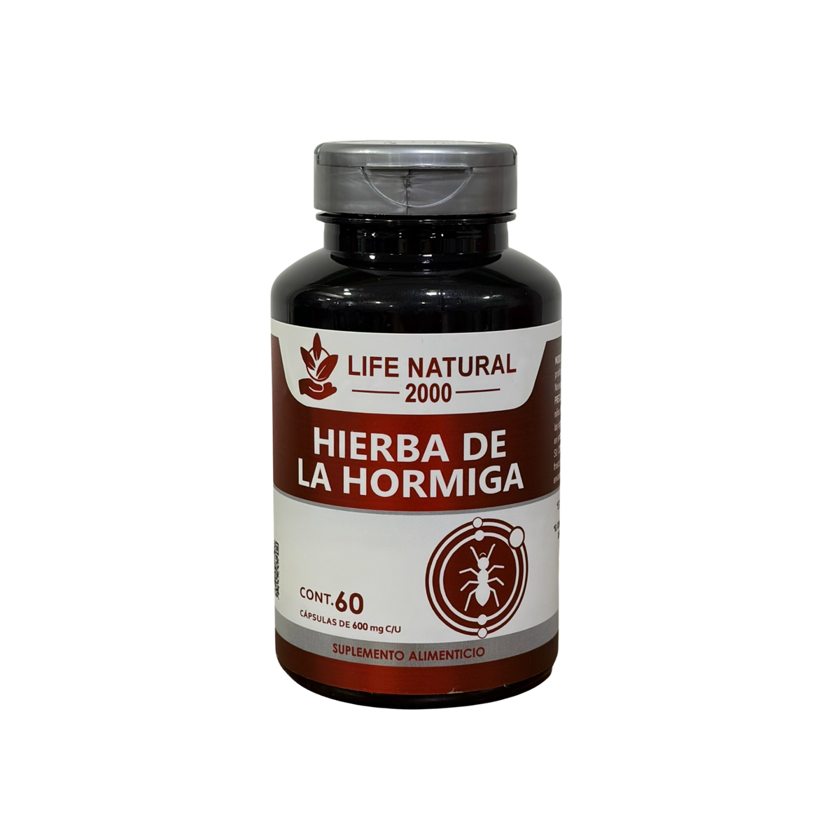 Hierba de la Hormiga Life Natural 2000 – 60 cápsulas