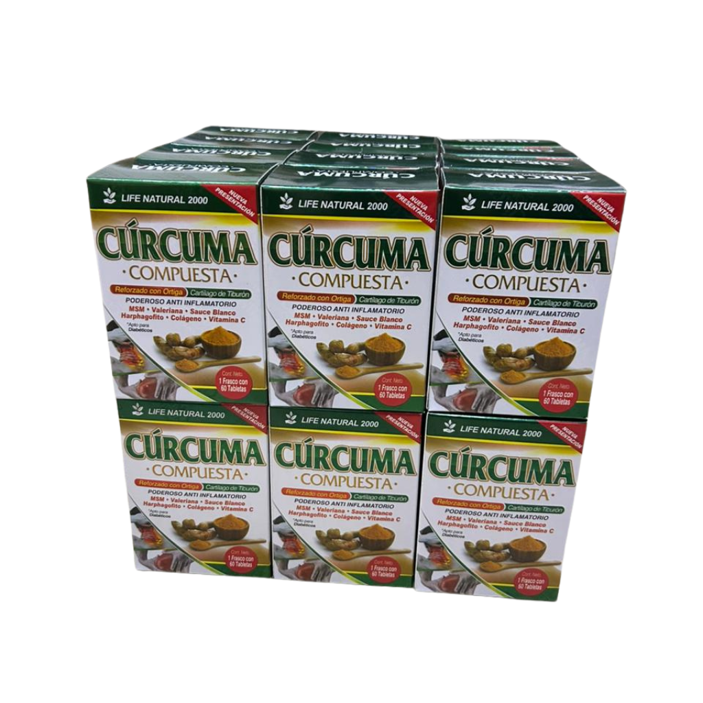 Cúrcuma Compuesta 60 Tabletas / 30 piezas