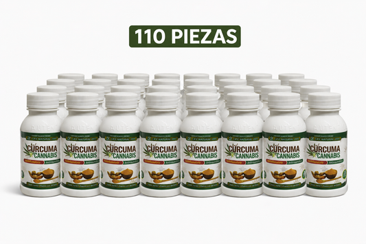 Curcuma y Cannabis 60 Tabletas / 110 piezas
