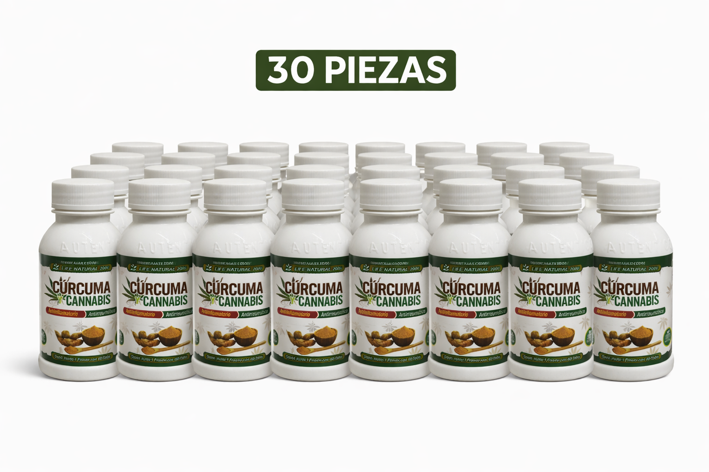 Curcuma y Cannabis 60 Tabletas / 30 piezas