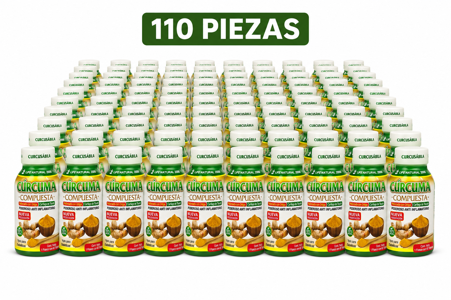 Curcuma Compuesta Nueva Presentacion / 110 Piezas
