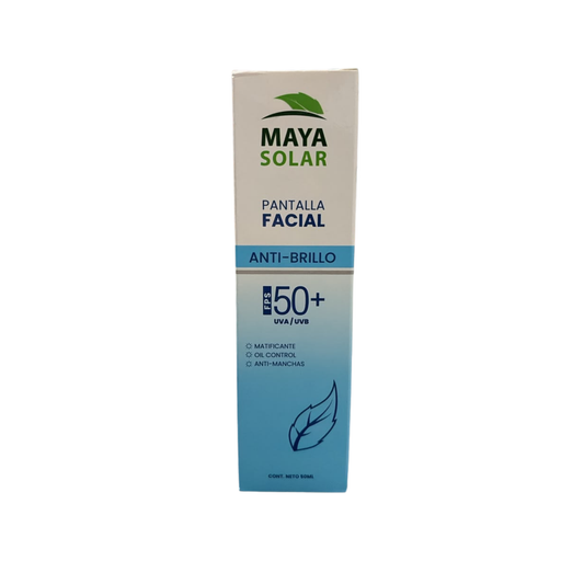 Protector Solar Facial Maya Solar Antibrillo