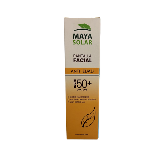 Protector Solar Facial Maya Solar Antiedad