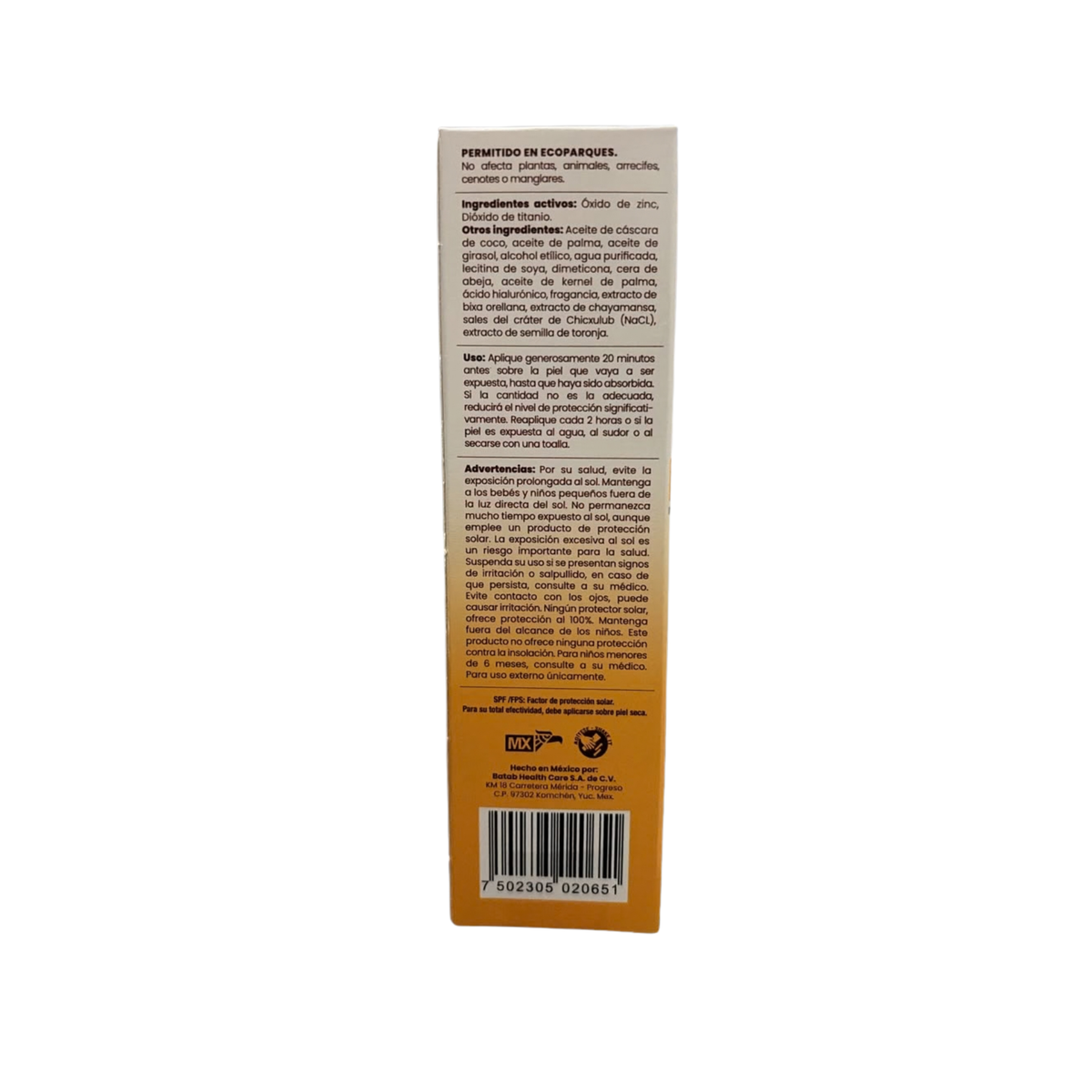 Protector Solar Facial Maya Solar Antiedad