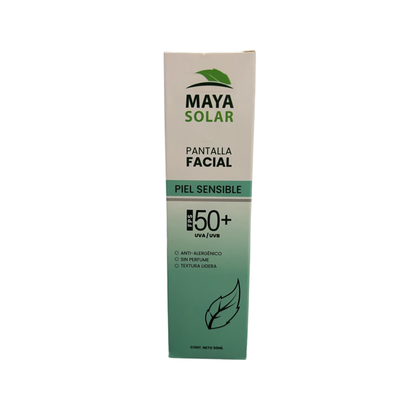 Protector Solar Facial Maya Solar Piel Sensible