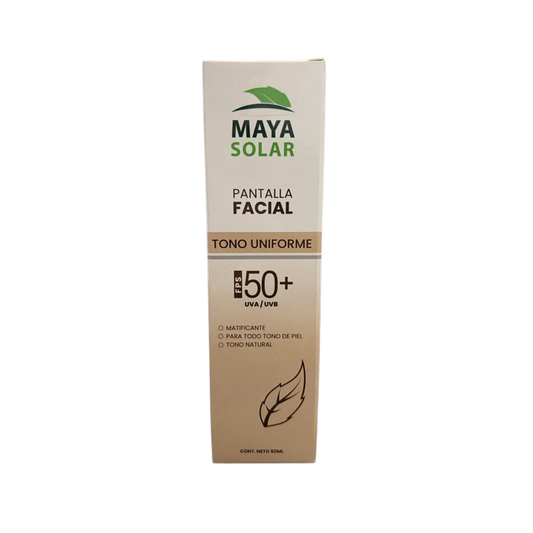 Protector Solar Facial Maya Solar Tono Uniforme