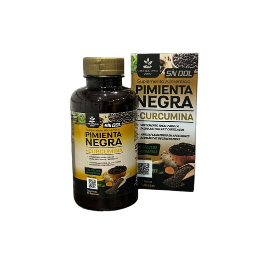 PIMINETA NEGRA + CURCUMINA