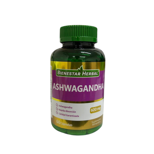 Ashwagandha 600 mg (60 capsulas)