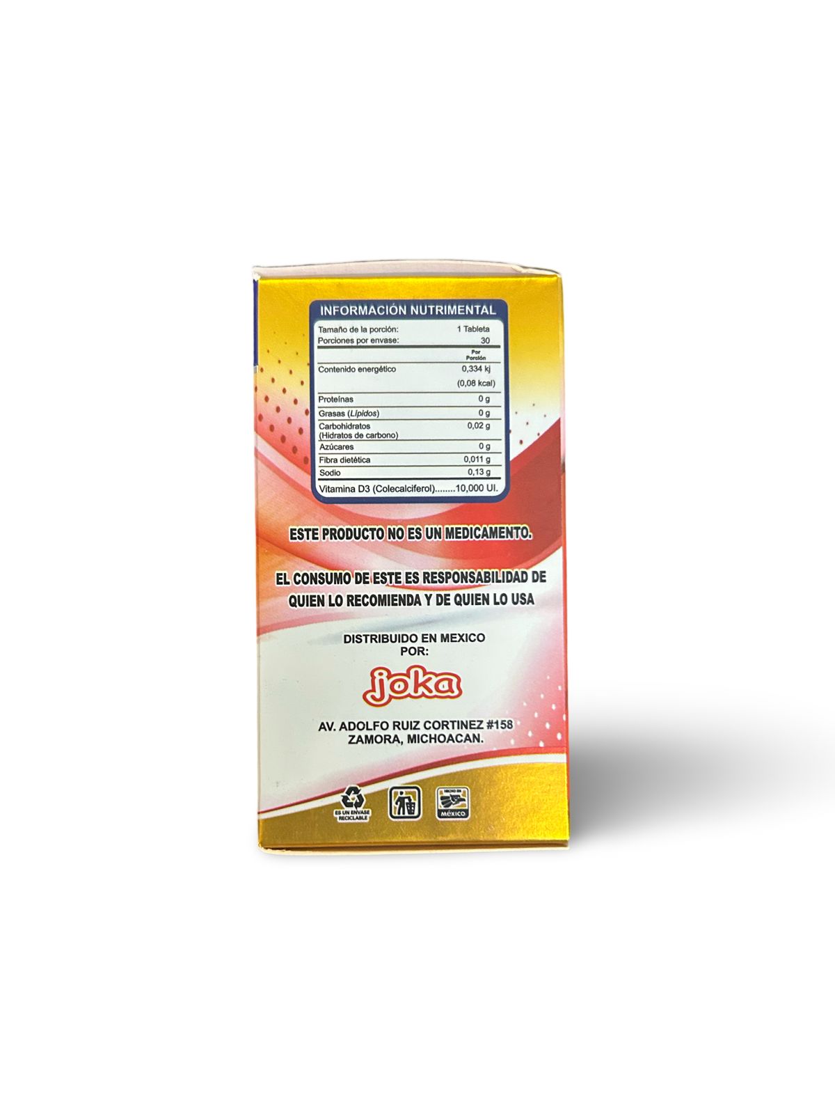 Vitamina D3 (60 Tabletas)