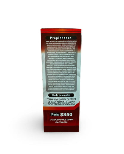 Tónico Sangre De Toro Hierro Y Vitaminas 1LT