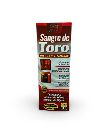 Tónico Sangre De Toro Hierro Y Vitaminas 1LT