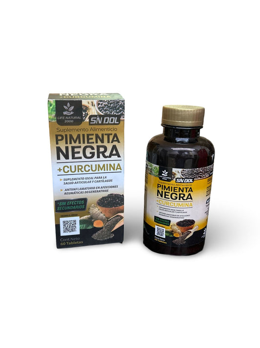 PIMINETA NEGRA + CURCUMINA